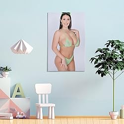 HBHCLXN Angela White Bikini Sexy Poster Hot Girl