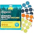 Cliganic Mosquito Repellent Stickers (90 Pack) - Patches for Kids & Adults, Natural DEET-Free, Citronella Essential Oil Infus