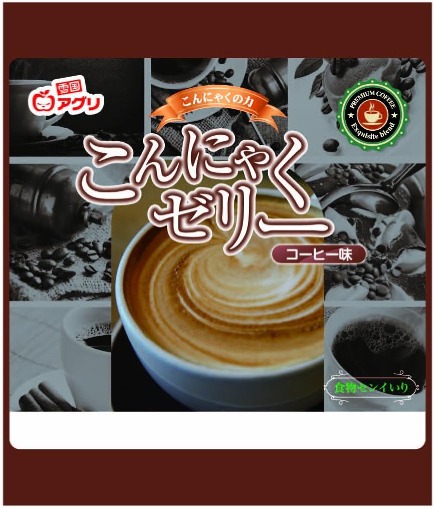 Snow Country Agri konjac jelly coffee taste (18gX6 pieces) X6 bags
