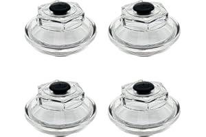 iFJF 21-36 Oil Cap Kit Replacement for Dexter 9K (AFTER 10-1-89) & 10K & 12K & 15K Axles, K71-148-00 Oil Bath Dust Caps 4.0" Thread Trailer Axle Plastic Cap (4Pcs)