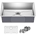 KRAUS Standart Pro 30 -inch Undermount Single Bowl 16 Gauge Stainless Steel Kitchen Sink, KHU100-30