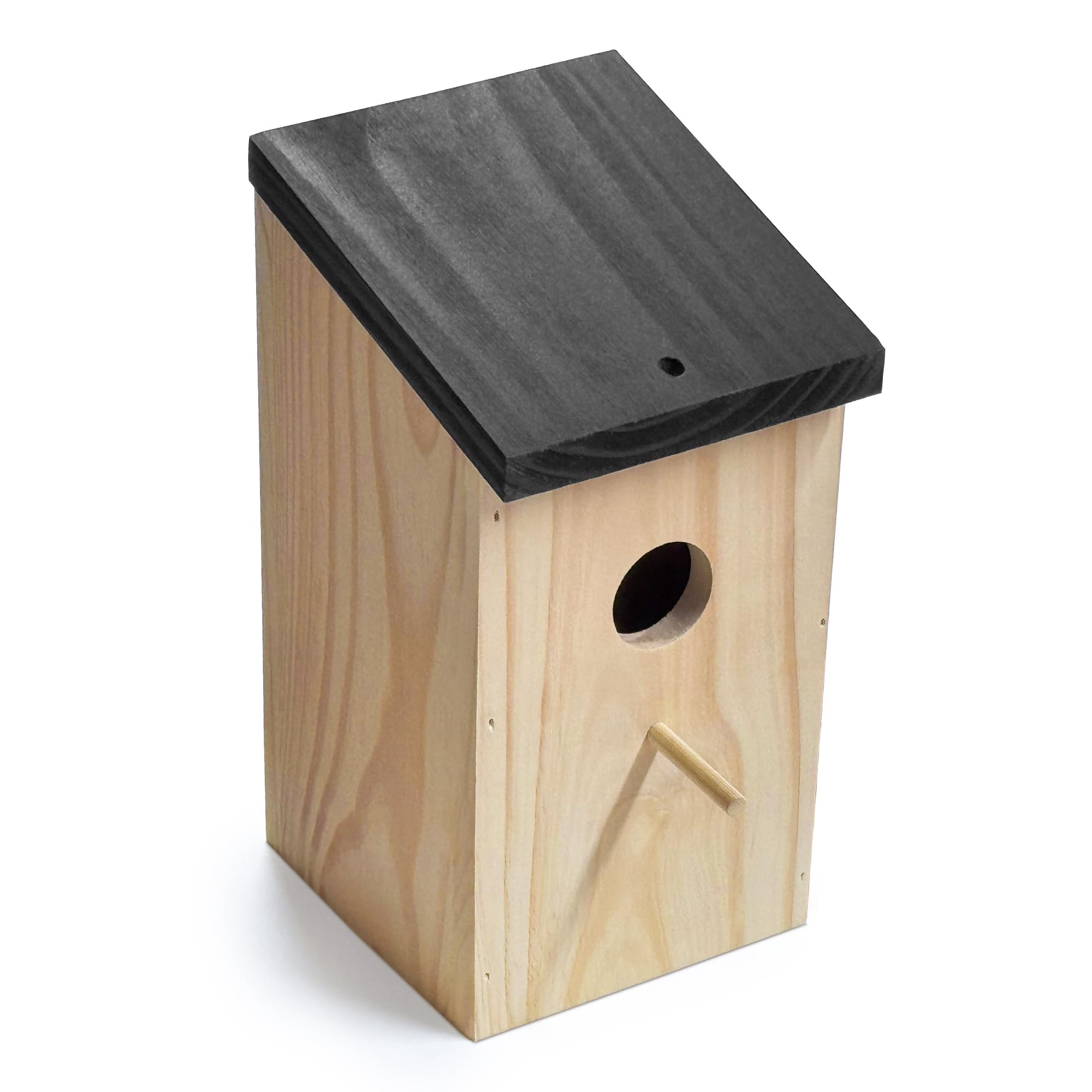 Wooden Nesting Box Traditional Wild Birds Nest House for Outdoor Garden Patio | 11 x 12 x 21 cm (Wooden) (Pack of 1)