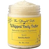 Vanilla Body Butter - Organic Body Cream, Luxurious Hydration & Natural Scent, Enriched with Koum Butter & Shea Butter, Vanilla Essential Oil, Safe for Face, For Men & Women