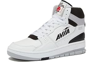 Avia 821 High Top Sneakers for Men, Indoor or Outdoor Mens Basketball Shoes, Size 7 to 16 Retro High Top Shoes Men or Women