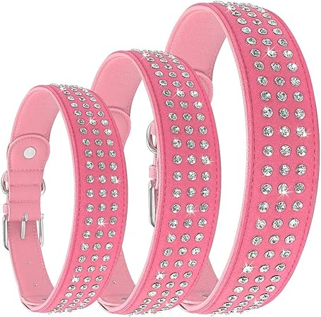 large rhinestone dog collars