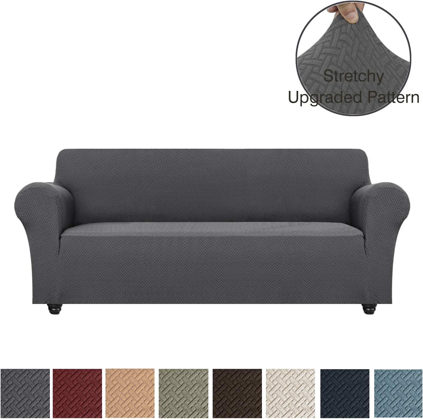 Best Surefit Gray 2 Seat Sofa Cover