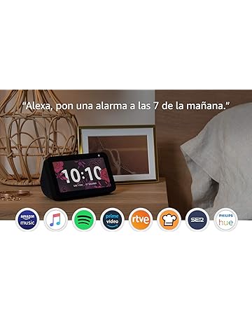 Echo Show 5: mantén el contacto con la ayuda de Alexa, negro