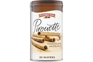 Pepperidge Farm Pirouette Cookies, Chocolate Hazelnut Créme Filled Wafers, 13.5 Oz Tin