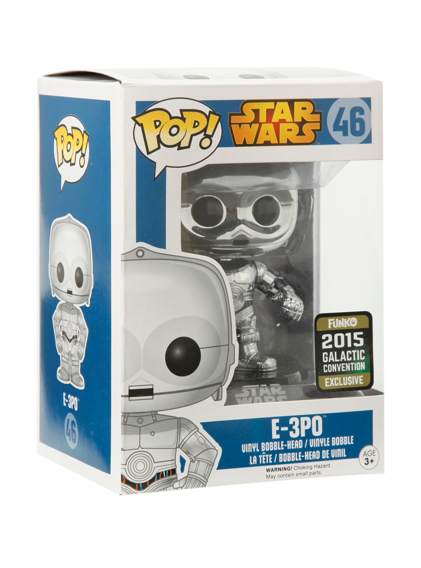 POP! Vinyl Star Wars E-3PO Chrome Convention Special Figure