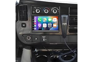 PHEZEN 7 inch Touchscreen Car Stereo Fit for GMC Savana 2008-2024, Android 13 Double Din Car Radio with Carplay & Android Aut