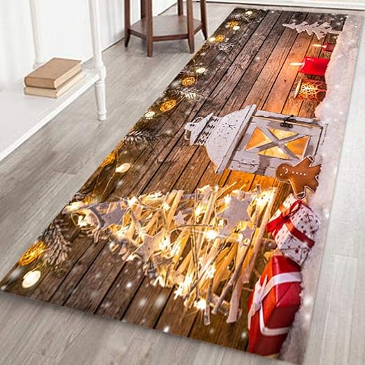 Amazon.de: JIAOSHUAIYU Teppich Weihnachten Badematten und Teppiche