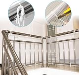 Revanom 9.8ft White Child Safety Net for Balconies Stairs Outdoor Indoor view 7