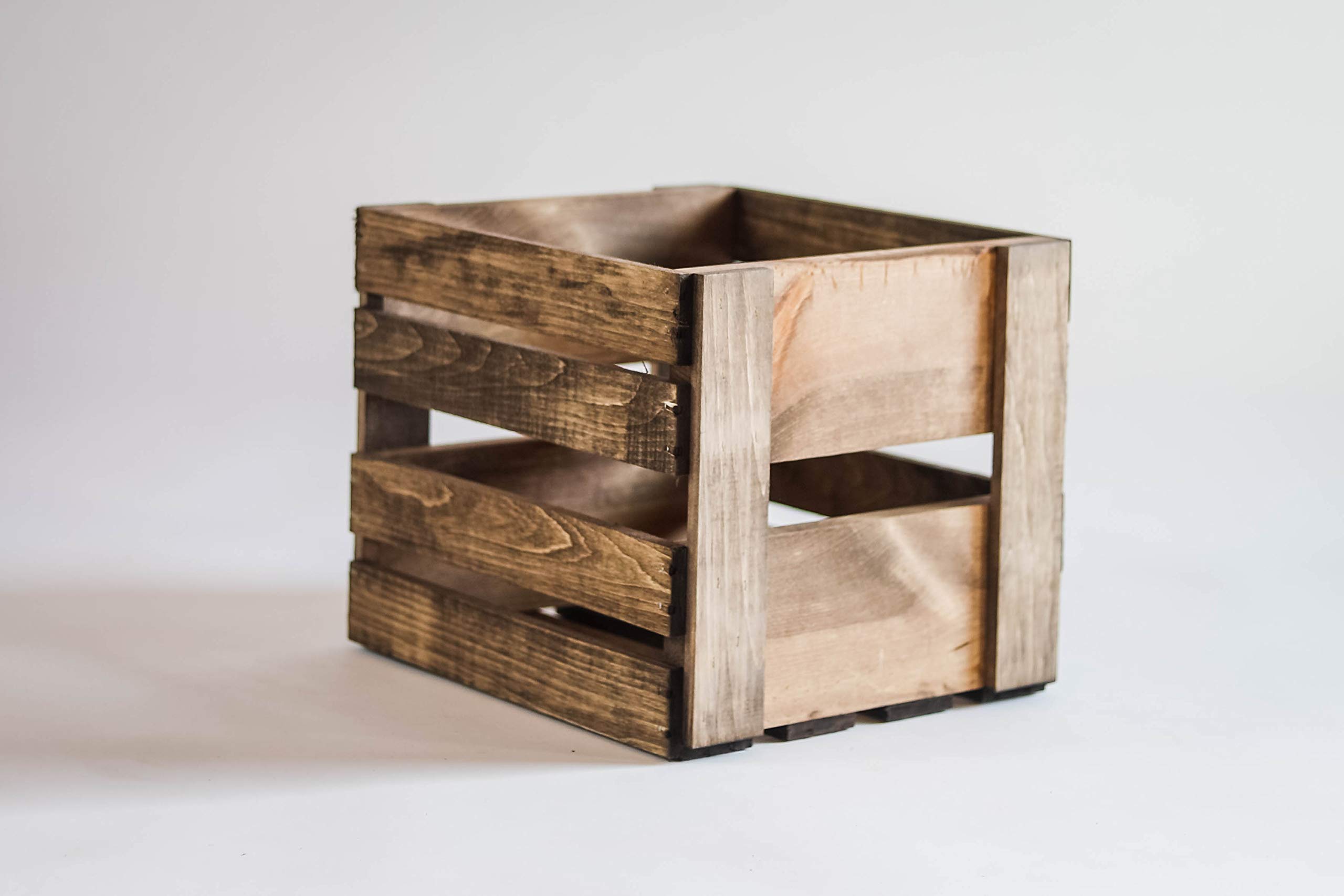 78 RPM Vinyl Record Storage Wood Crate