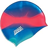 Zoggs Children's Junior Silicone Multicolour Swimming Cap