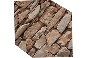 Stone Peel and Stick Wallpaper 374x20.8 Inch Self Adhesive 3D Rock Contact Paper Removable Stone Effect Decorative Wallpaper 
