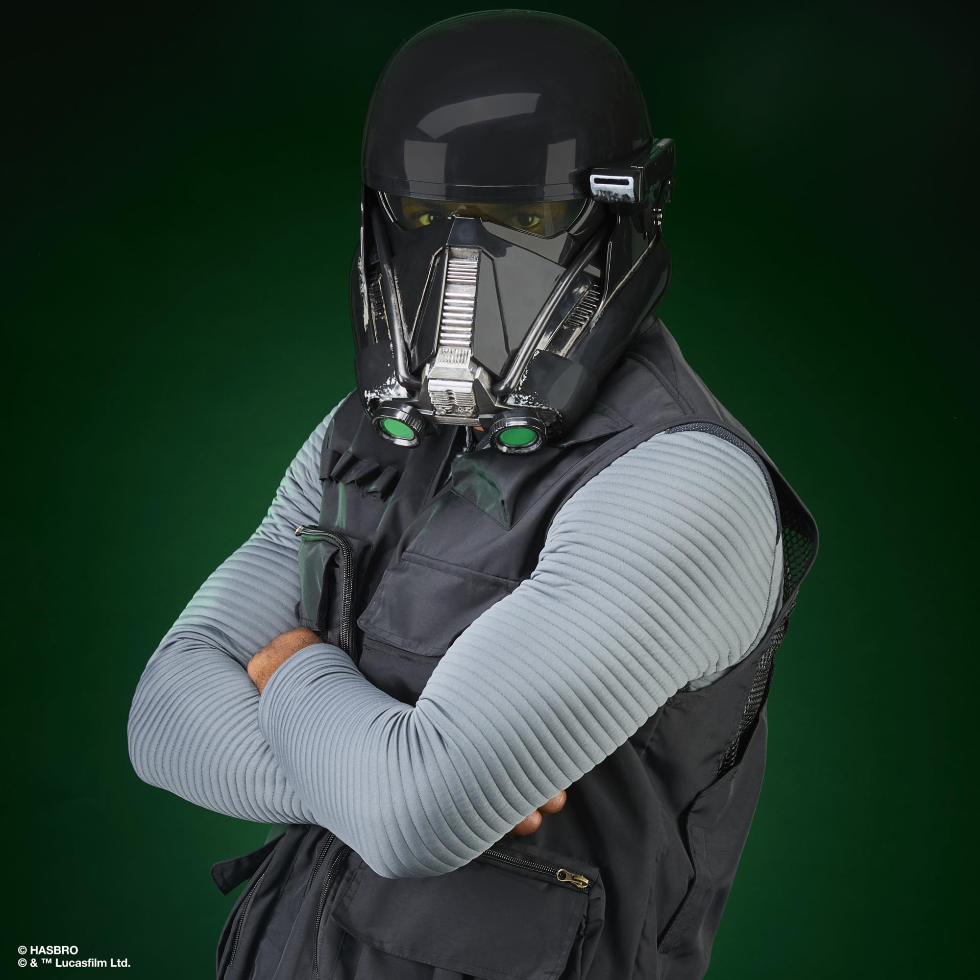 Star Wars The Black Series Imperialer Death Trooper elektronischer Premium Helm, Rollenspielartikel für Erwachsene 3