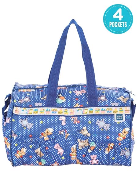 Mee Mee Multifunctional Diaper Bag with Pockets (Dark Blue)