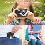 Taichaeu Digital Camera 1080P FHD 44MP 2.4" LCD 16X Zoom 32GB SD Card Included view 6