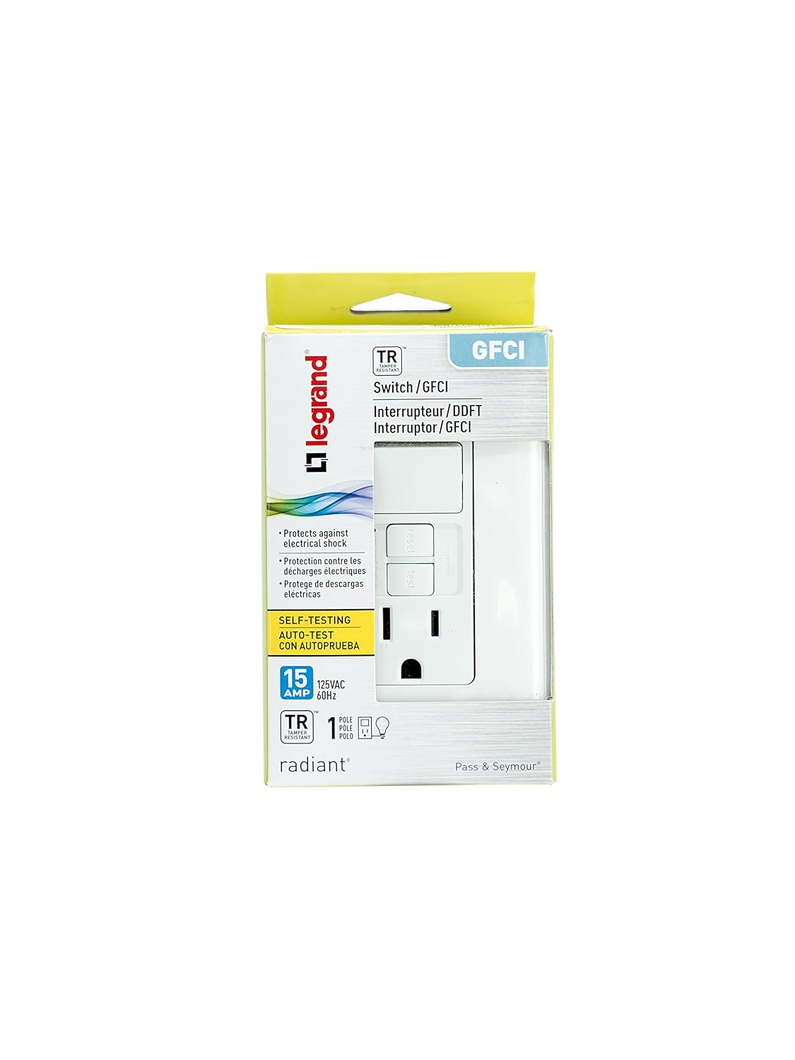 Outlets Black LegrandPass & Seymour Pass & Seymour radiant