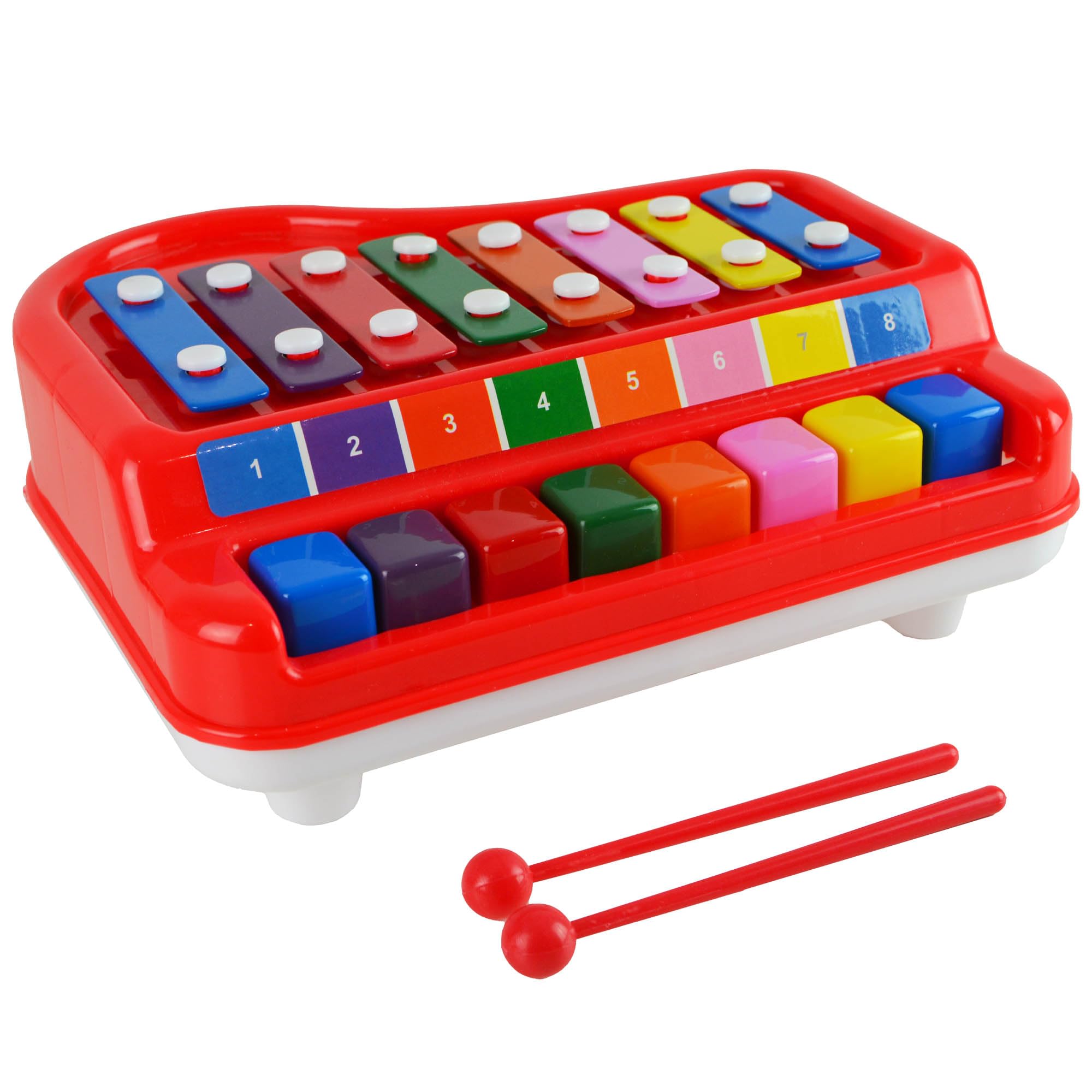 Little Star Easy Play Xylophone Piano, Colourful Engaging Easy to Press Keys - Full Octave