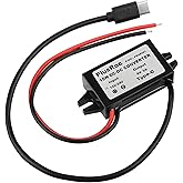 PlusRoc Waterproof DC 12V/24V to 5V 3A Buck Converter, USB-C Output | Stable 5V/3A Output, Waterproof Sealed Enclosure, Built-in Multi-Protection, For Raspberry Pi 4 , Automotive &amp; DIY Projects