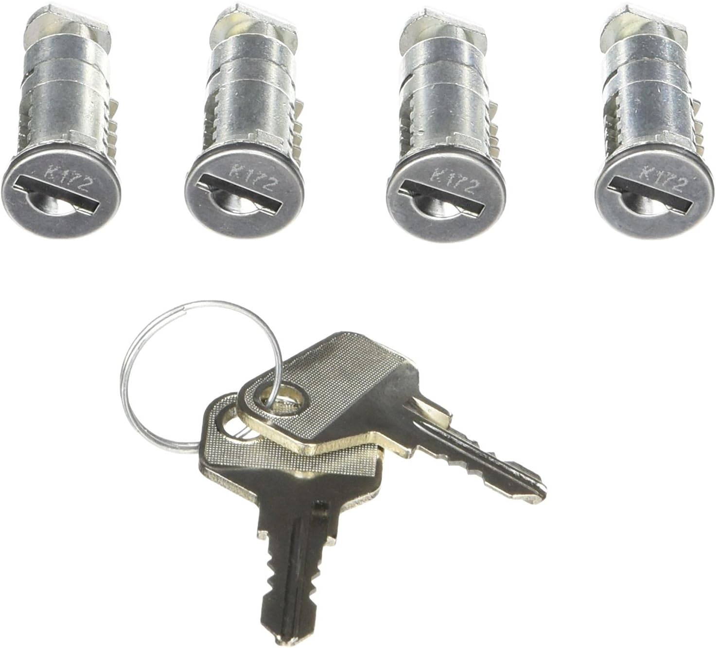 Cruz 932-034 Anti-Theft Key Lock for SR+ Bars, Set of 4, Silver