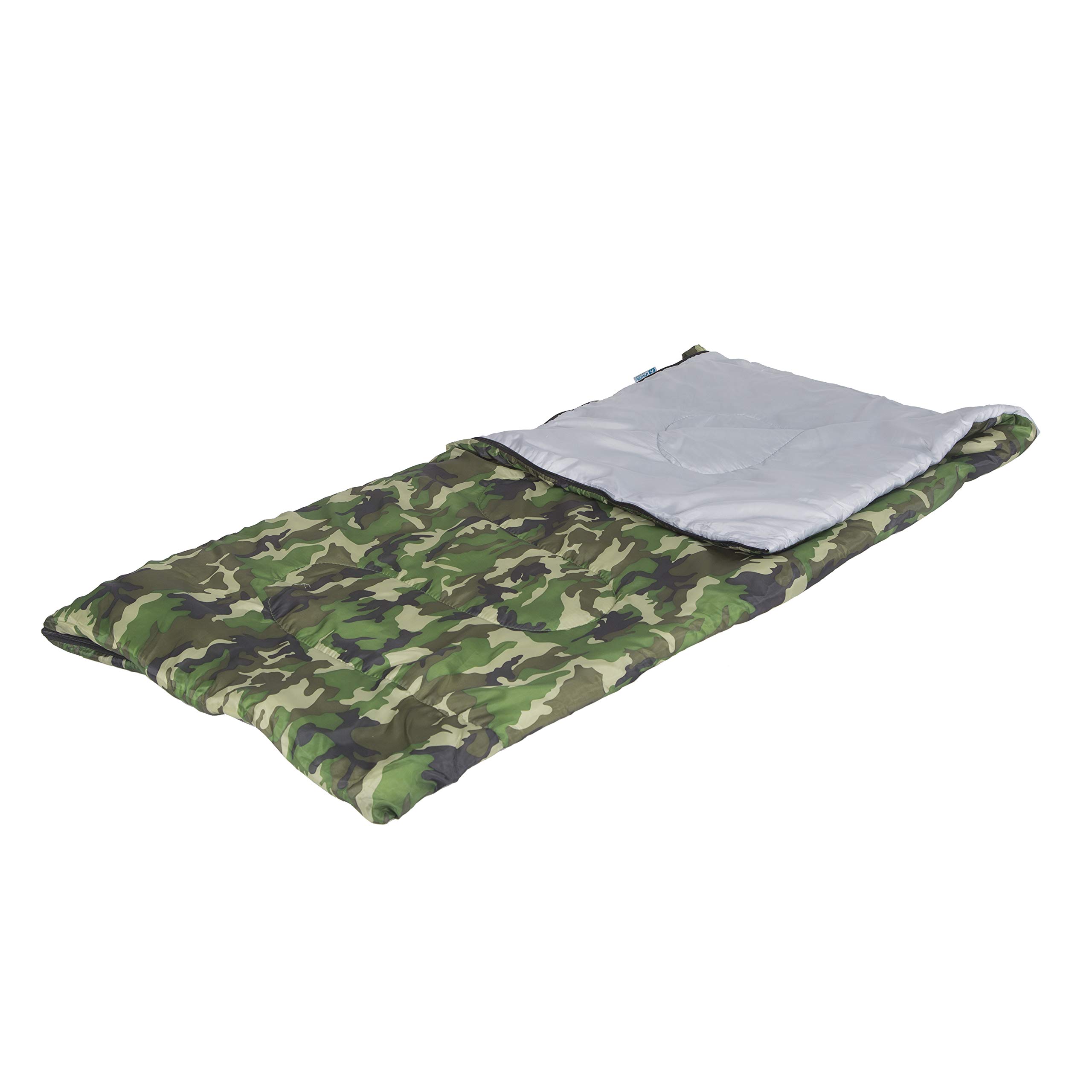 Pacific Play Tents 23335 Kids Green Camo Dome Tent Set with Sleeping Bag and Chair