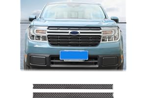 Aunginsy Car Front Bumper Grille Cover Compatible with Ford Maverick 2022-2024 Truck Front Grille Inserts Trim Cover Car Front Face Badge Side Strip Front Grill Clip-in Grille Guard Cover Accessories
