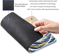 Japanese Mouse Pad, Sea Wave Mouse Pad, Mouse Mat