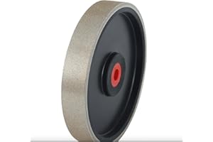 dmsphd CBN Grinding Wheel with 6 inch, Plastic Body,Adjustable Bore,1'' Wide, Suitable for high-Speed Steel,for All Kinds of 6 inch Bench Grinders(600 Grit)