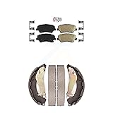 Transit Auto Front Rear Ceramic Disc Brake Pads Kit