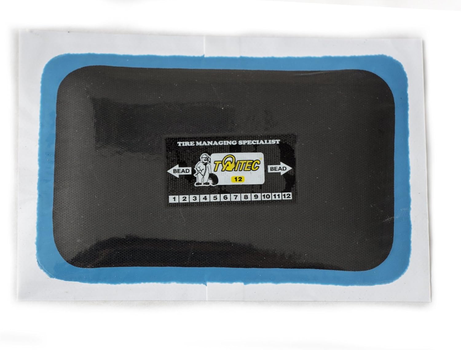 Taitec TNRE12, Self Vulcanizing Tire Repair Patch (4.53" x