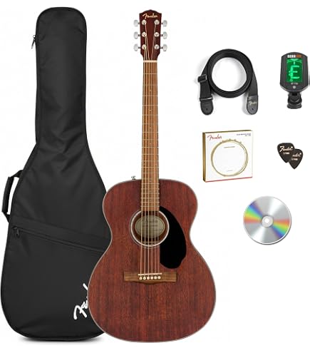 Amazon.com: Fender Paramount PM-3 Standard Triple-0 Acoustic