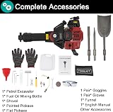 VonVVer 52cc Petrol Tree Digger 1900W Excavator with 3 Pickaxe Heads view 7