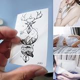 luoshaPUCY 60 Sheets Tiny Waterproof Temporary Tattoos for Men Women Arm Neck view 3