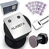 2-in-One Paint Remover Tool, Tungsten Denibbing Tool, Paint Stripper, Carbide Scraper, for Removing Dust, Paint and Stains, Come with 4 Sheets of Sand APER