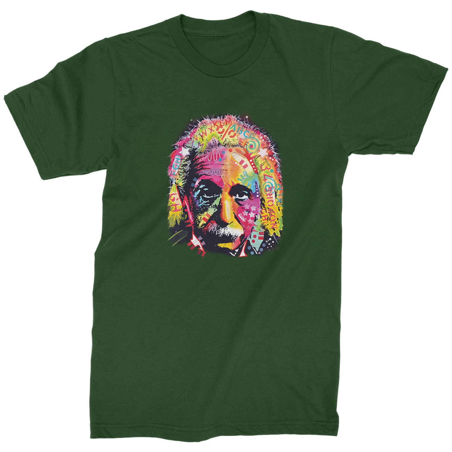 Buy Mens Neon Albert Einstein TShirt XLarge Forest Green at Amazon.in