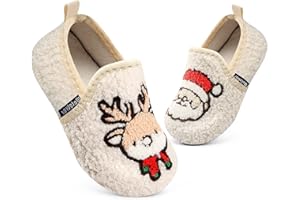 WateLves Kids Toddler Slippers Girls Boys Slip on House Shoes Lightweight Anti Slip Sock Slippers Winter Indoor Outdoor Walking Shoes