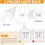 Liuyife GR8 16W 2-Pin CFL Lamp 4000K 230V Non-Dimmable 13.3cm x 13.3cm view 4