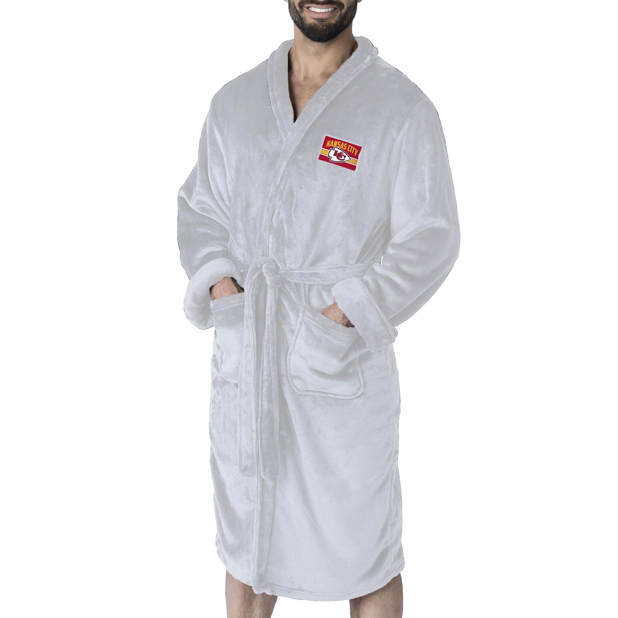 NFL Kansas City Chiefs Rollout Silk Touch Robe with