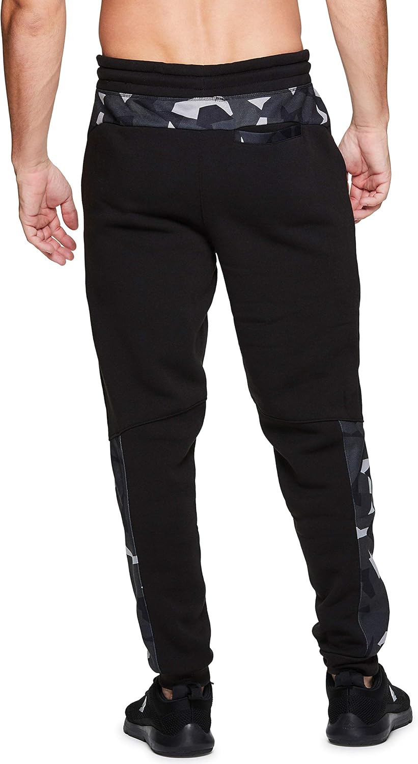 RBX Active Men's Athletic Fleece Lined Tapered Jogger Sweatpant with Pocket at  Men’s Clothing store