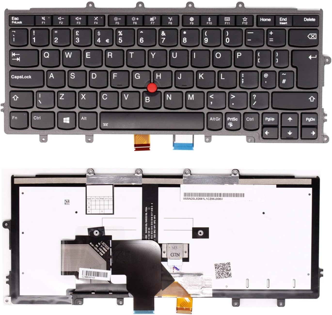 New Replacement Keyboard For Lenovo ThinkPad X250 Laptop UK Layout