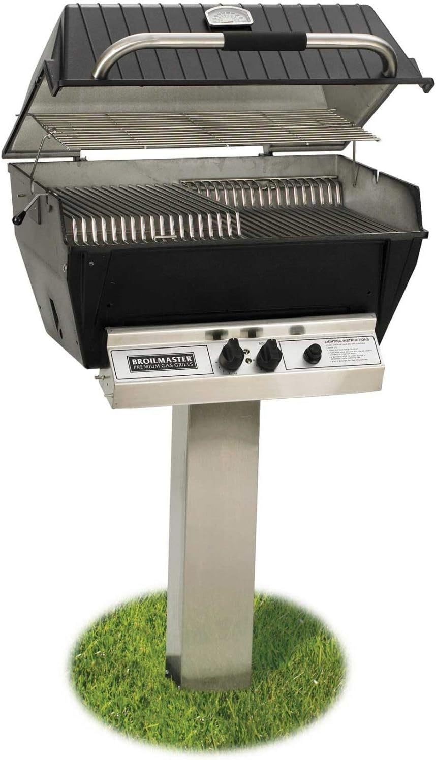 Review Broilmaster P3XF Premium Propane Gas Grill On Stainless Steel