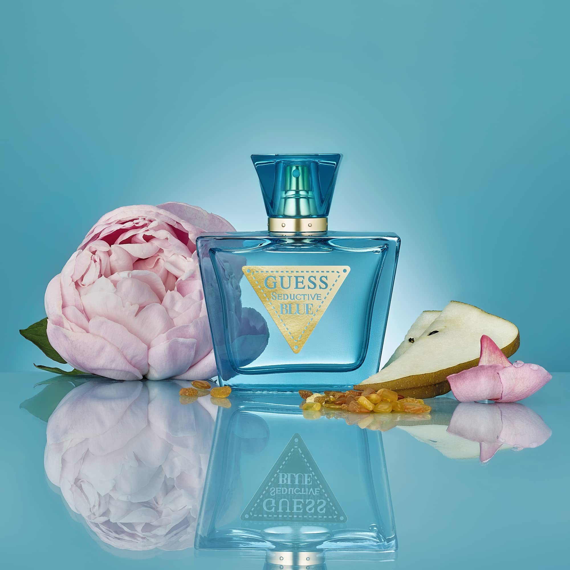 GUESS Seductive Blue Women/Femme Eau de Toilette 2 Piece Gift Set - Perfume Spray 2.5 Fl. Oz. & Fragrance Mist 4.2 Fl. Oz.