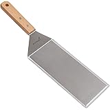 Stainless Steel Metal Griddle 4 x 8 inch Spatula - Spatula Hamburger Turner Scraper - Pancake Flipper - Great for BBQ Grill a