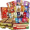 Dubai Chocolate Bar with Mega International Snack Box | Premium Exotic Foreign Snacks Unique Food Gifts Included Try Extraordinary Turkish Candies from Around the World 32 Full-Size