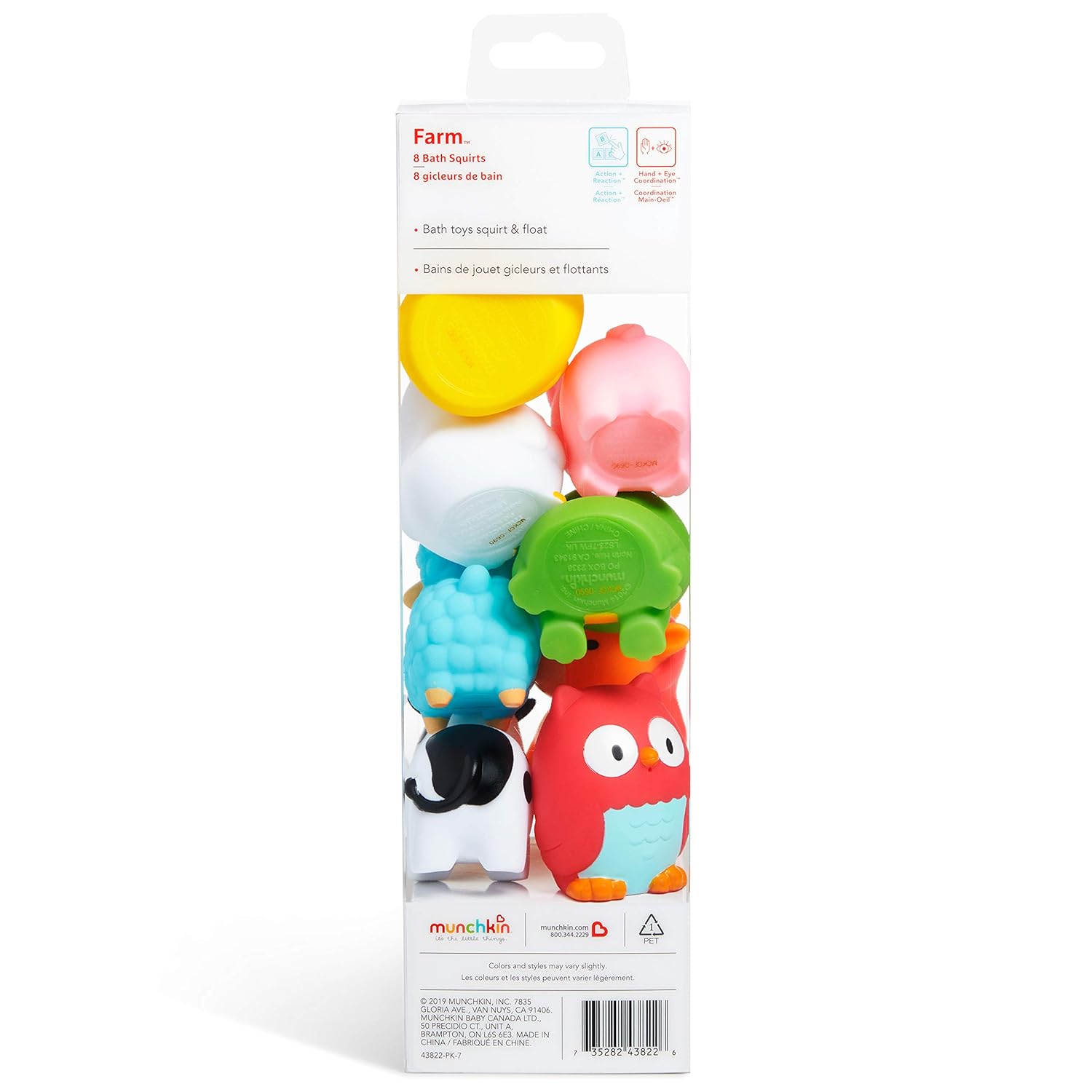 Munchkin Squirtin Bath Toy, Barnyard Friends : Baby