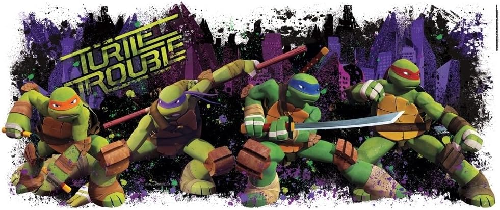 Teenage Mutant Ninja Turtle Trouble Graphix Peel & Stick Wall Decals 18 x 40in