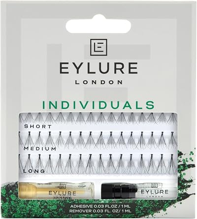 Eylure Individual Cluster Lashes SML Short Medium Long Flare Faux Mink