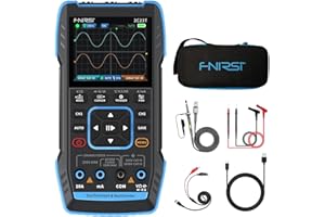 WESTOBIG 【FNRSI 2C23T Upgraded with Carrying CASE】 3 in1 Oscilloscope/Multimeter/DDS Signal Generator with 2 Channels, Automotive Oscilloscope 10MHz Bandwidth, 50MSa/s Sampling Rate, 10000 Counts, Voltage